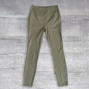 Eddie Bauer 7/8 Ankle Legging Womens S High Rise Sage Green Stretch
